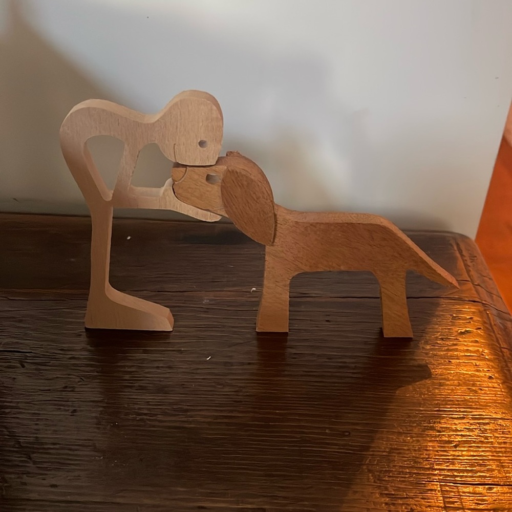 Dog, Man’s Best Friend Wooden Ornament